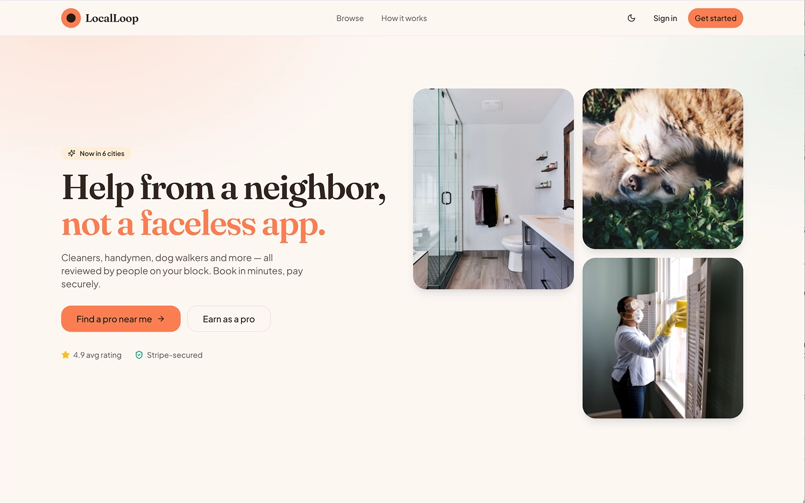 LocalLoop — hyperlocal home-services marketplace